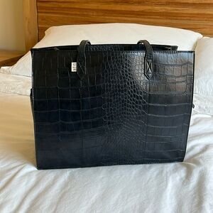 Beis The Mini Work Tote in Croc